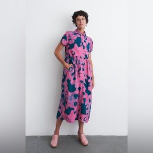 Osei Duro Imperium Dress in Pool Party - Size Medium
